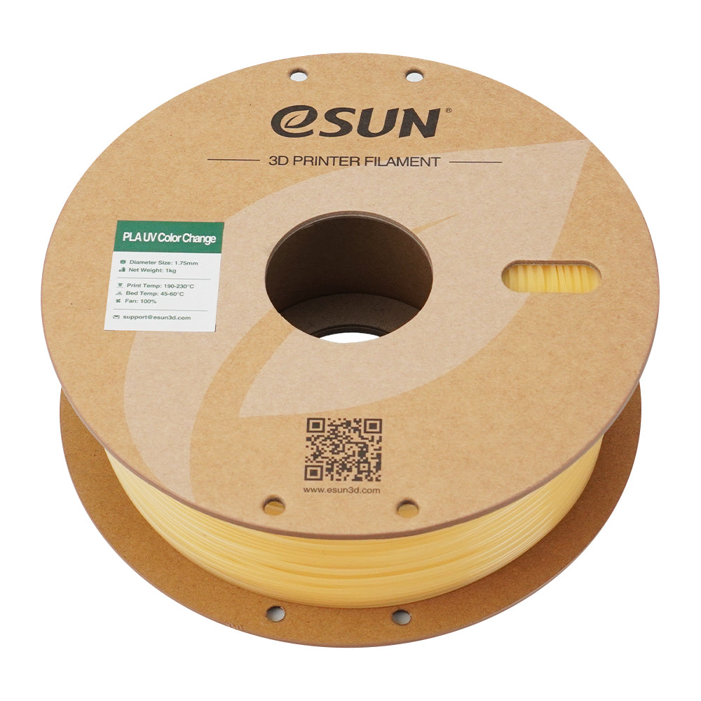Filament PLA à changement de couleur UV, jaune | eSUN