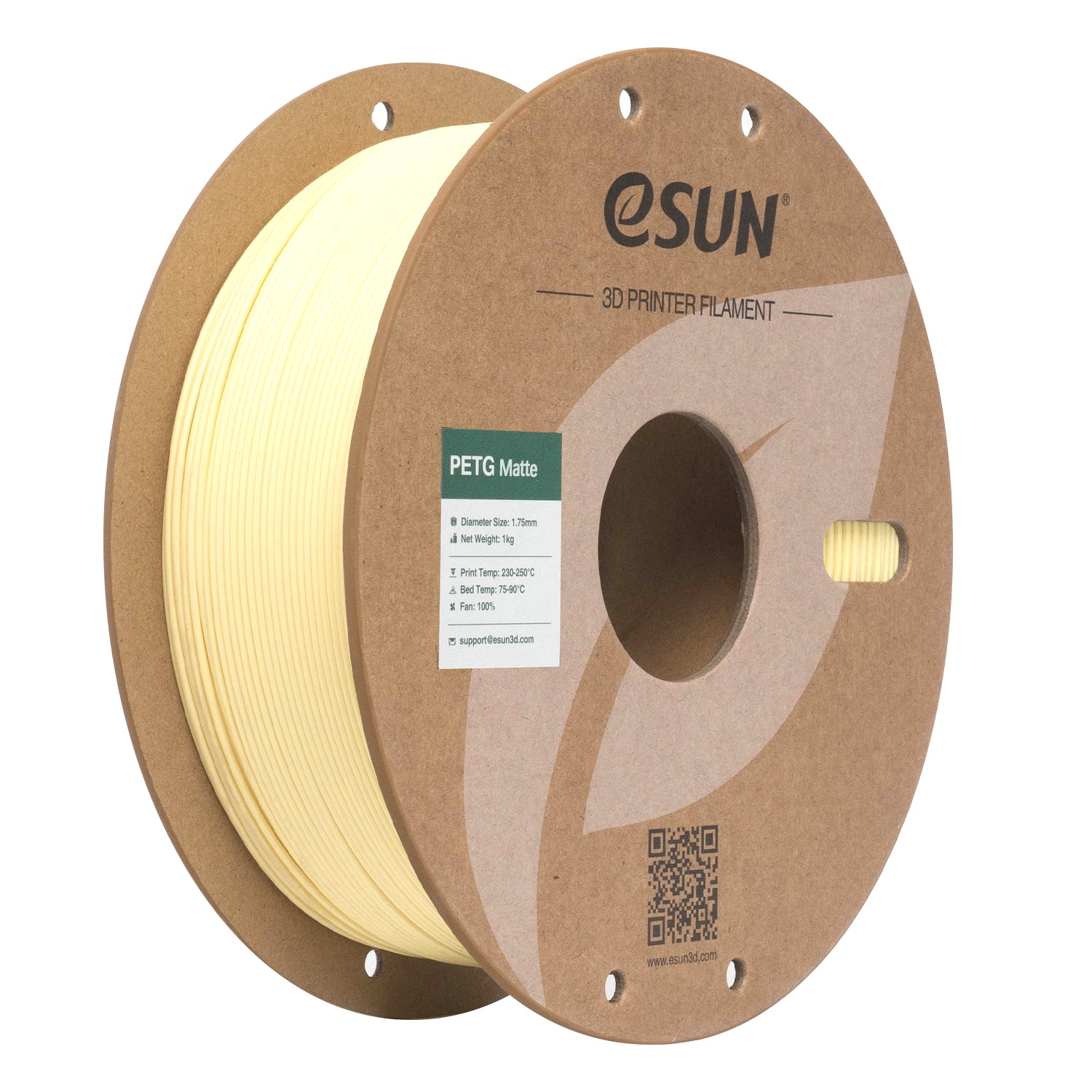 Filament PETG Mat jaune amande | eSUN