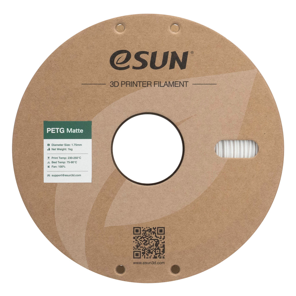 Filament PETG Mat blanc | eSUN