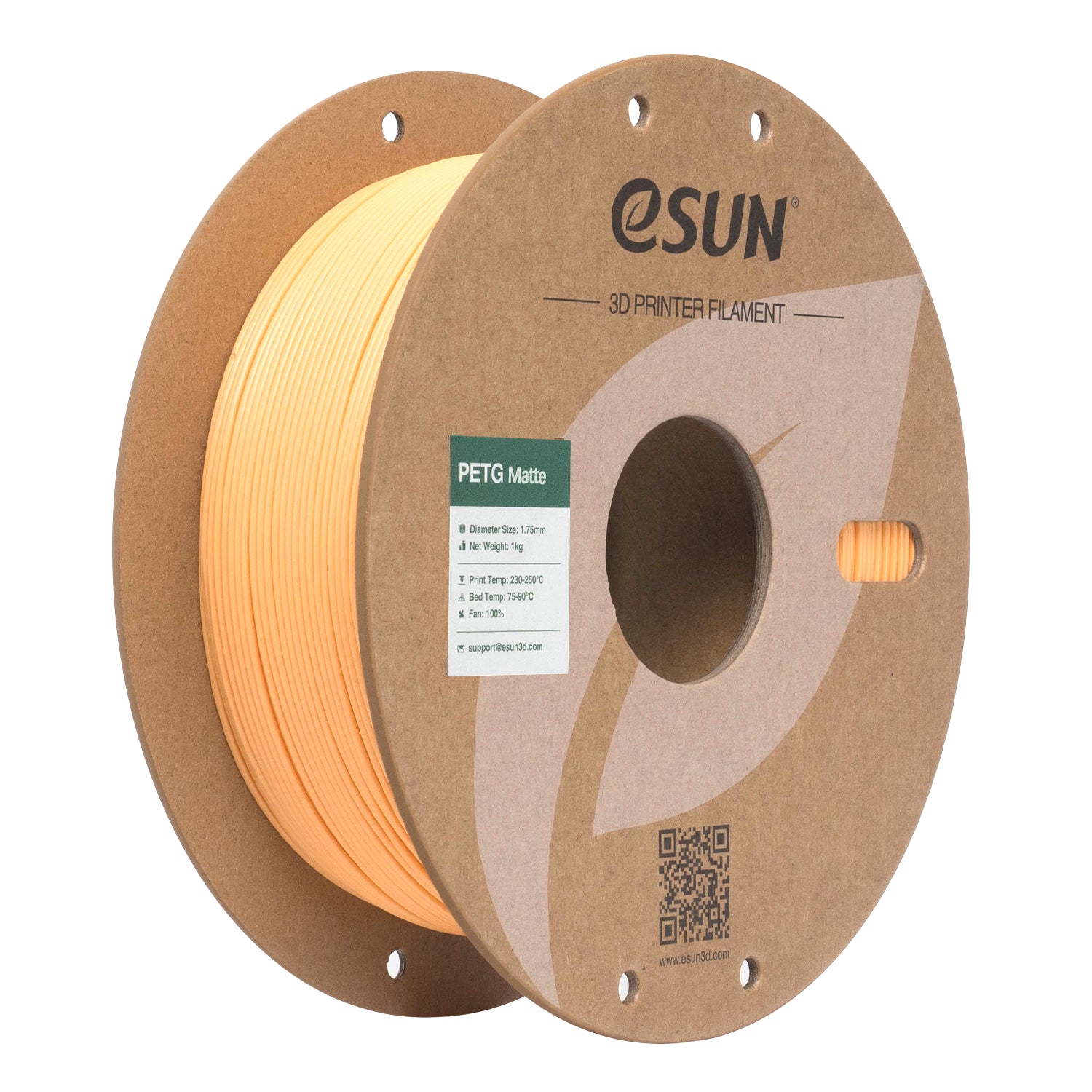 Filament PETG Mat abricot | eSUN