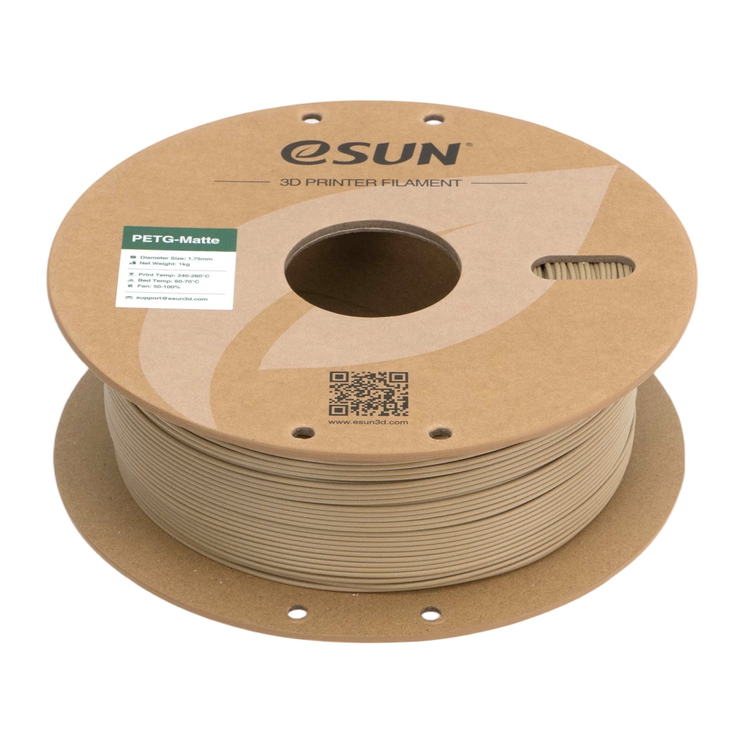 Filament PETG brun terre mat | eSUN