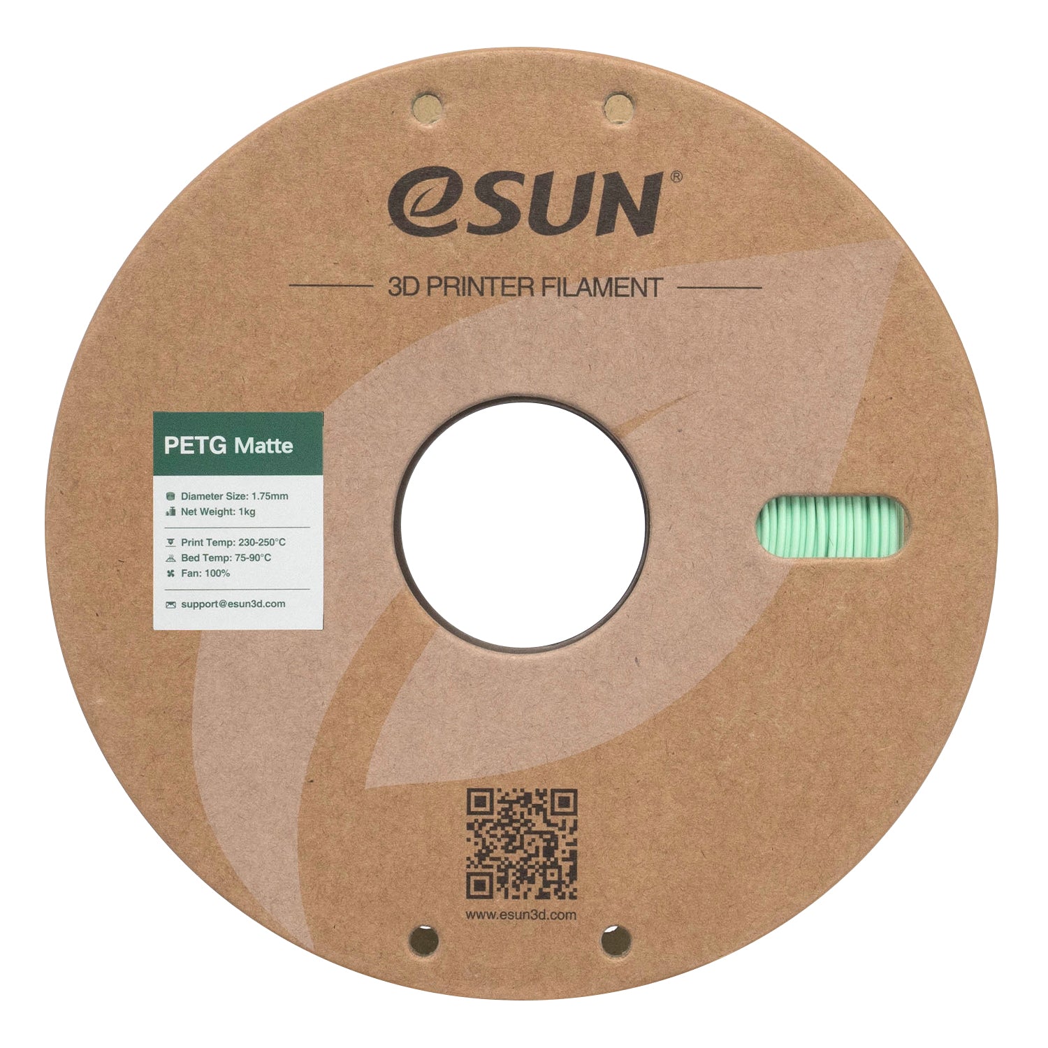 Filament PETG Mat vert menthe | eSUN