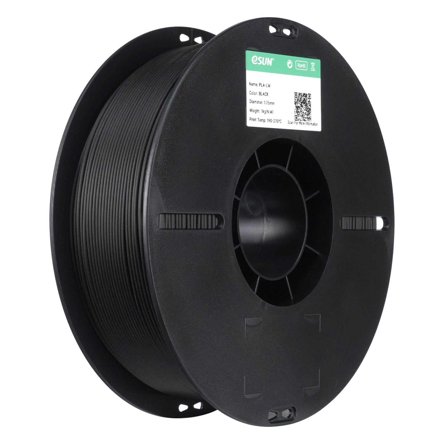 Filament PLA-LW zwart | eSUN