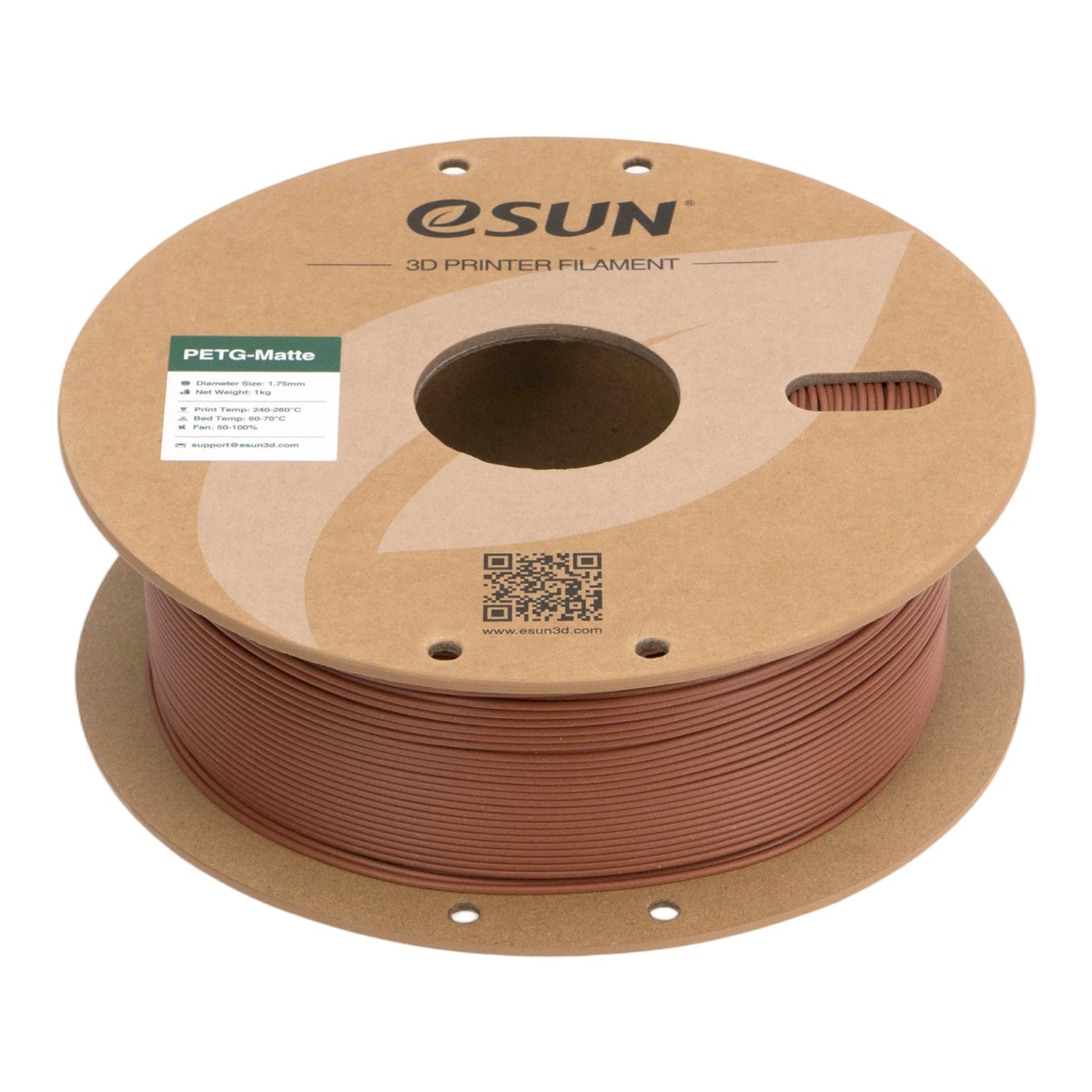 Filament PETG mat steenrood | eSUN