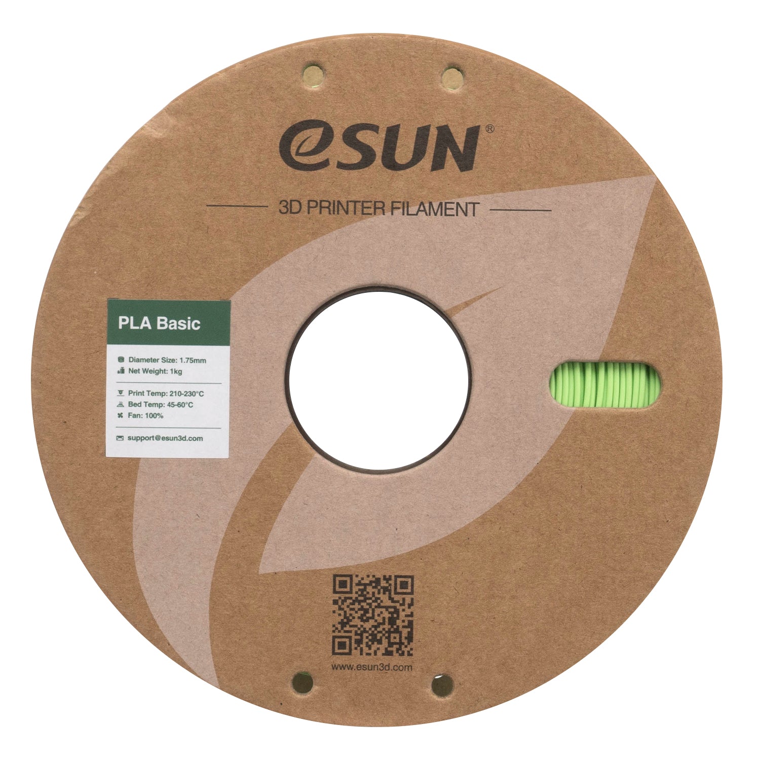 Filament PLA-Basic émeraude | eSUN