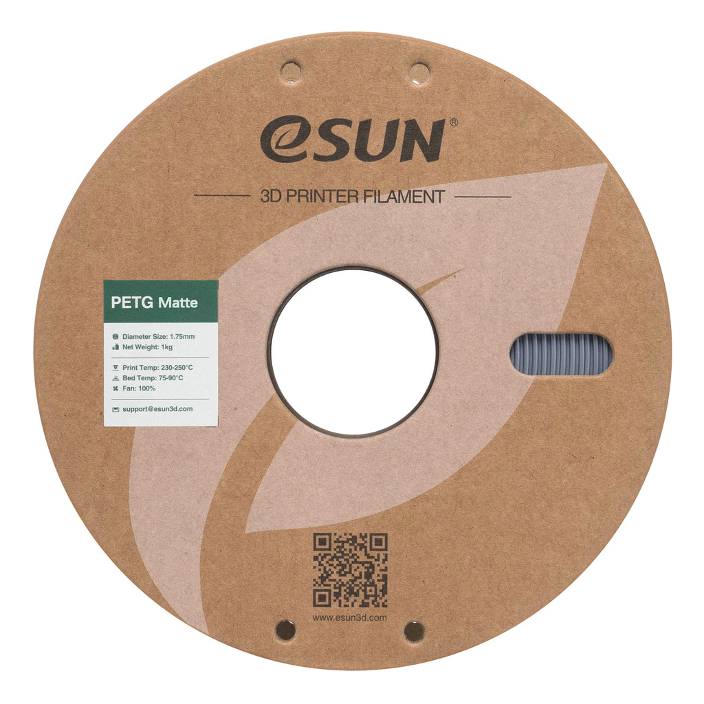 Filament PETG mat donkergrijs | eSUN