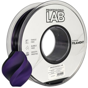 Filament Silk PLA Dual Color zwart paars | Prof. Lab