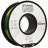 Filament PETG vert transparent | Prof. Lab