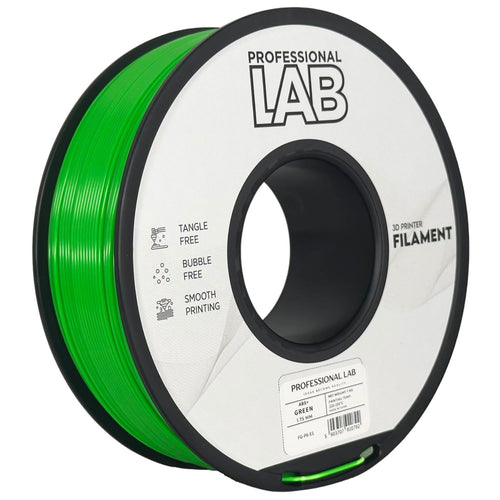 Spoel filament ABS+ groen, Prof. Lab, 1,75 mm
