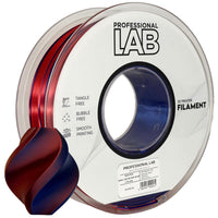 Filament Silk PLA Dual Color rood blauw | Prof. Lab