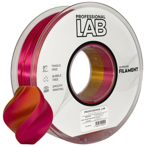 Filament Silk PLA Dual Color rose or | Prof. Lab