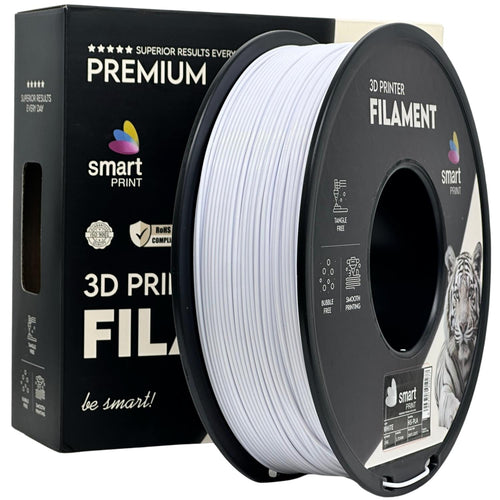 Bobine de filament HS-PLA blanc, Smart Print, 1,75 mm