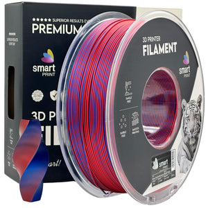 Filament Silk PLA Dual Color rood blauw | Smart Print