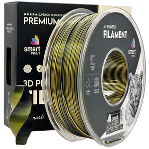 Filament Silk PLA Dual Color zwart goud | Smart Print