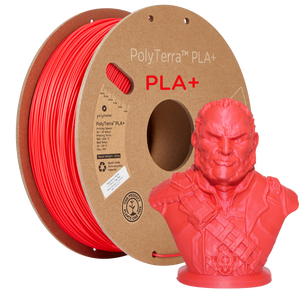 Filament PLA+ rouge satiné | Polymaker